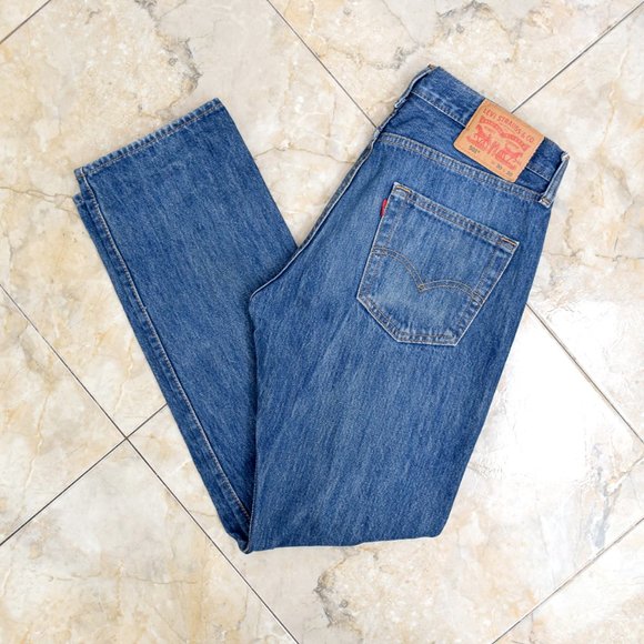 Levi's Other - Levis 501 Button Fly Straight Leg Jeans 30x30